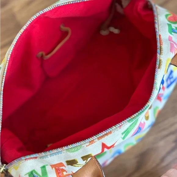 Dooney & Bourke Multicolor Canvas Satchel - Picture 8 of 13